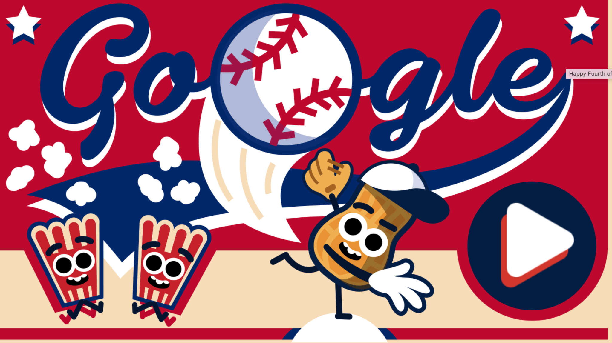 Doodle Baseball artwork with baseball snack characters